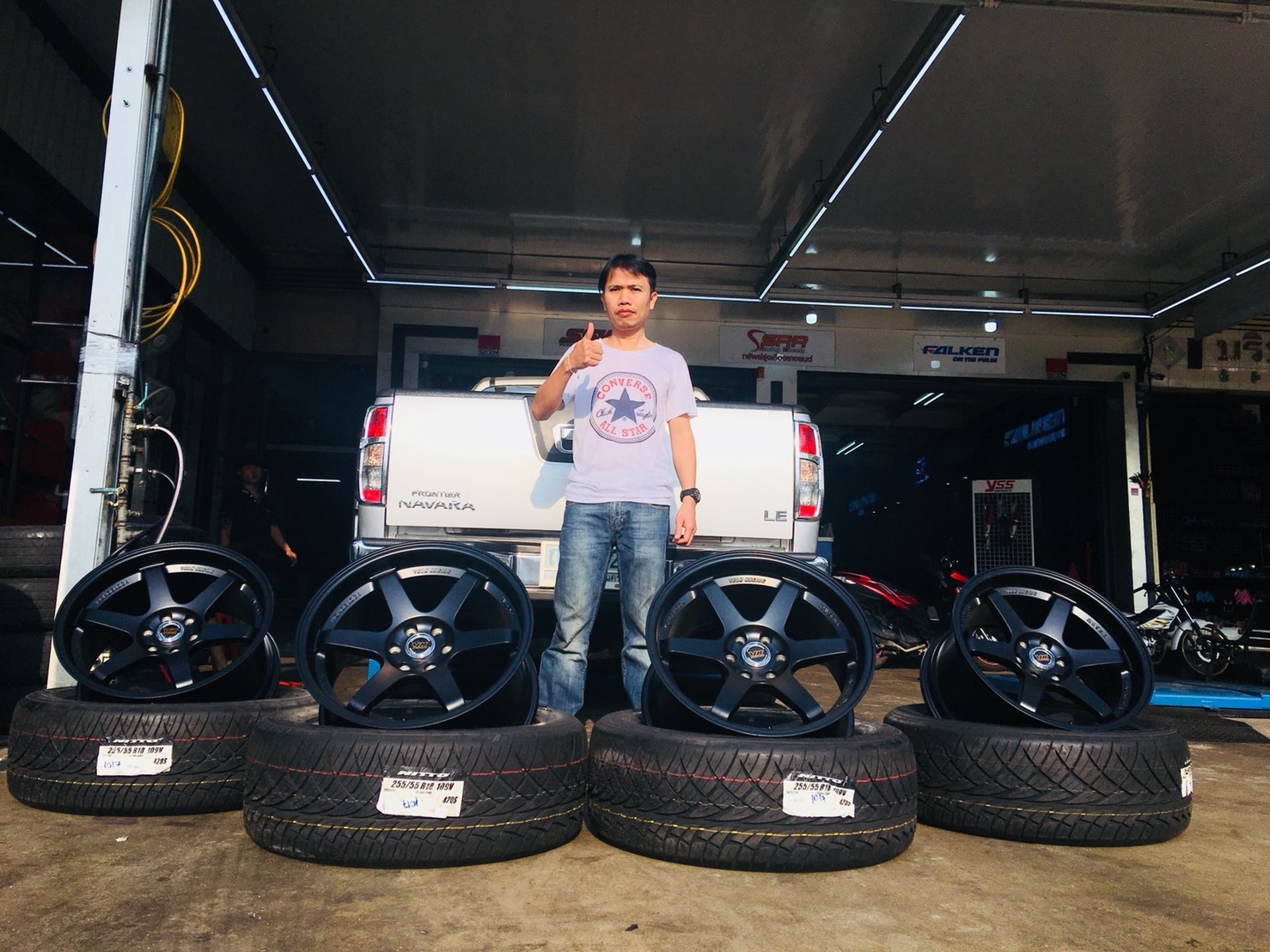 TE37 ขอบ18 ใส่ นาวาร่า ราคาถูก