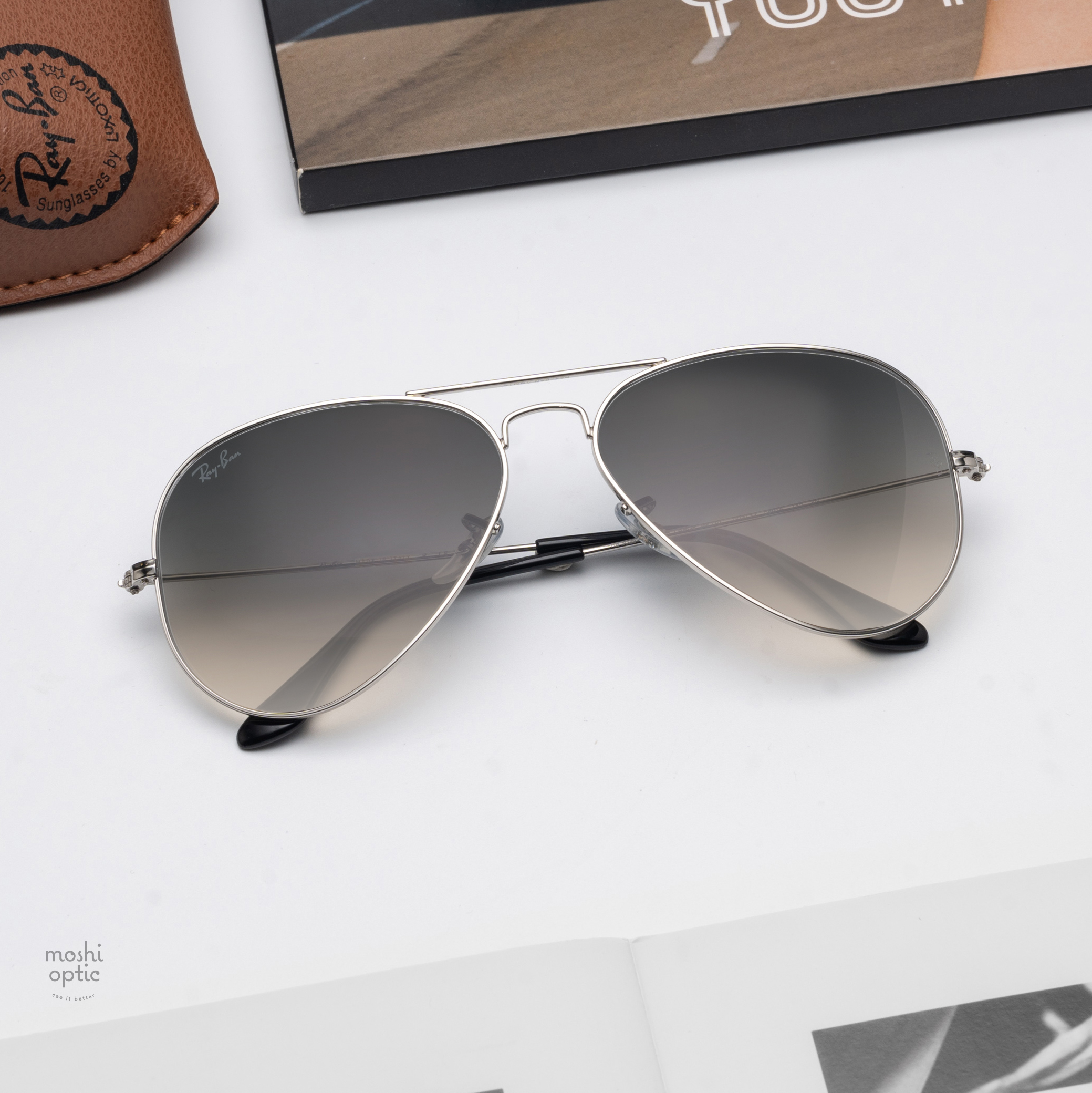 Ray Ban Aviator RB3025 003/32 Grey Gradient