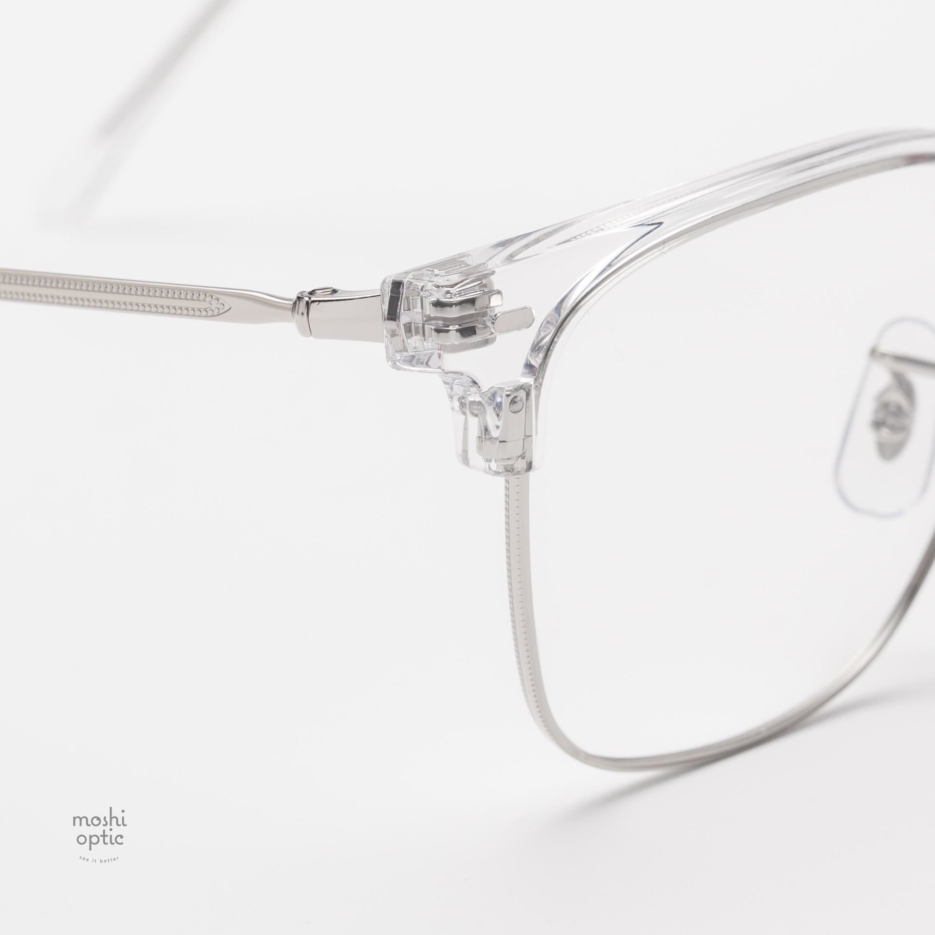 Ray-Ban RX7216F 2001 Transparent on Silver