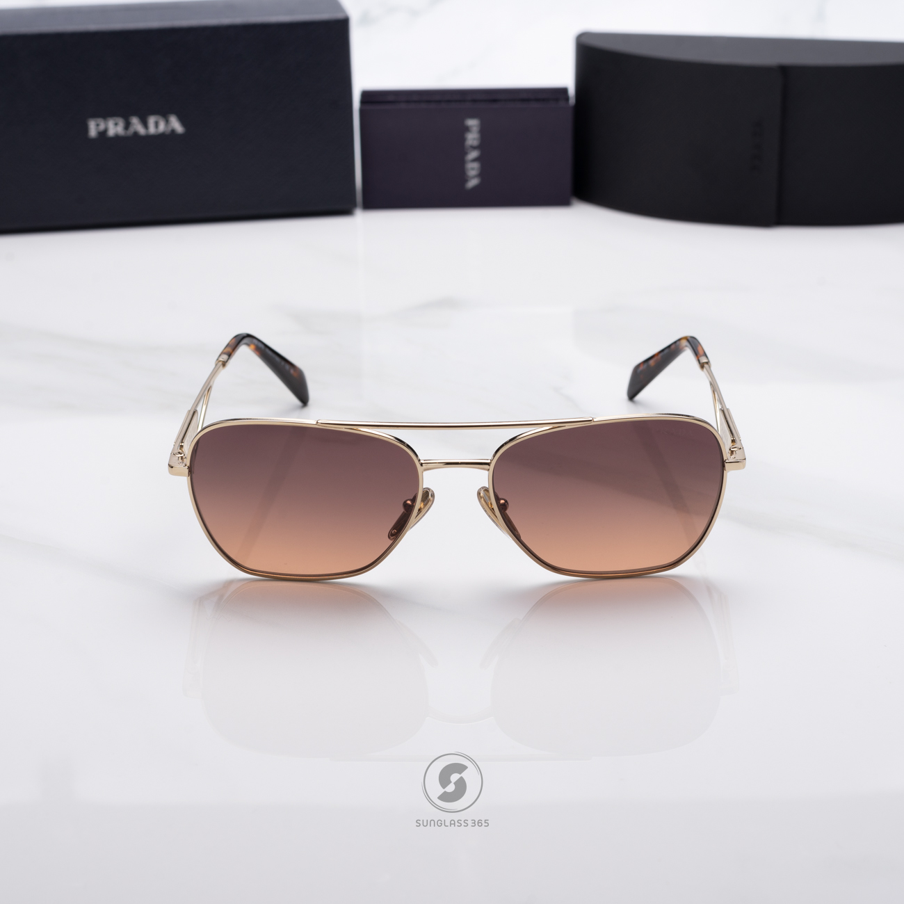 PRADA PRA50S ZVN50C Pale Gold