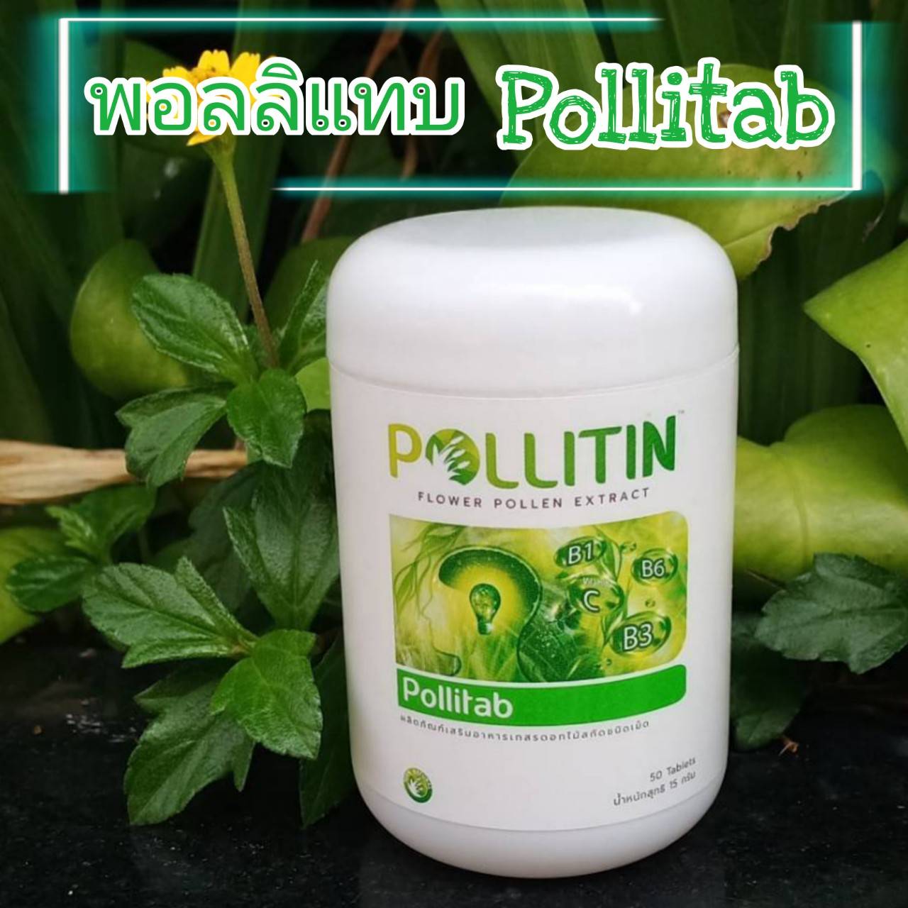 พอลลิแทบ Pollitab (สีเขียว)