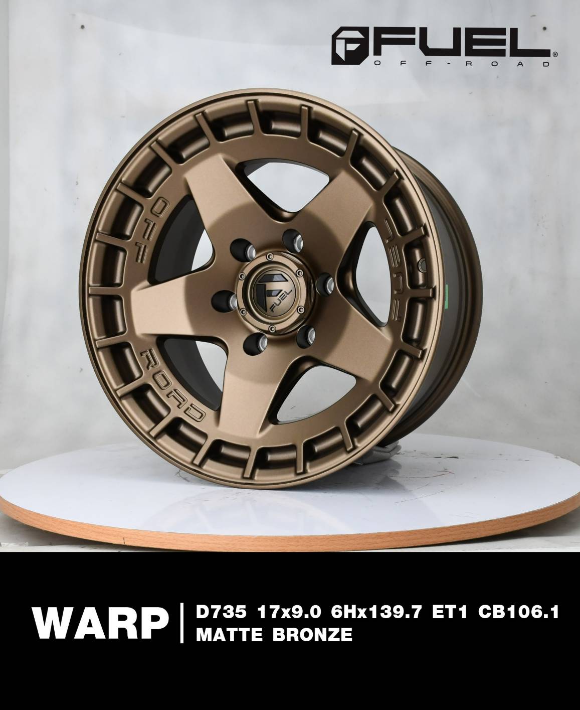 ล้อแท้ FUEL KMC ขอบ17 ราคาเริ่มต้นวงละ 7000-12000 บาท