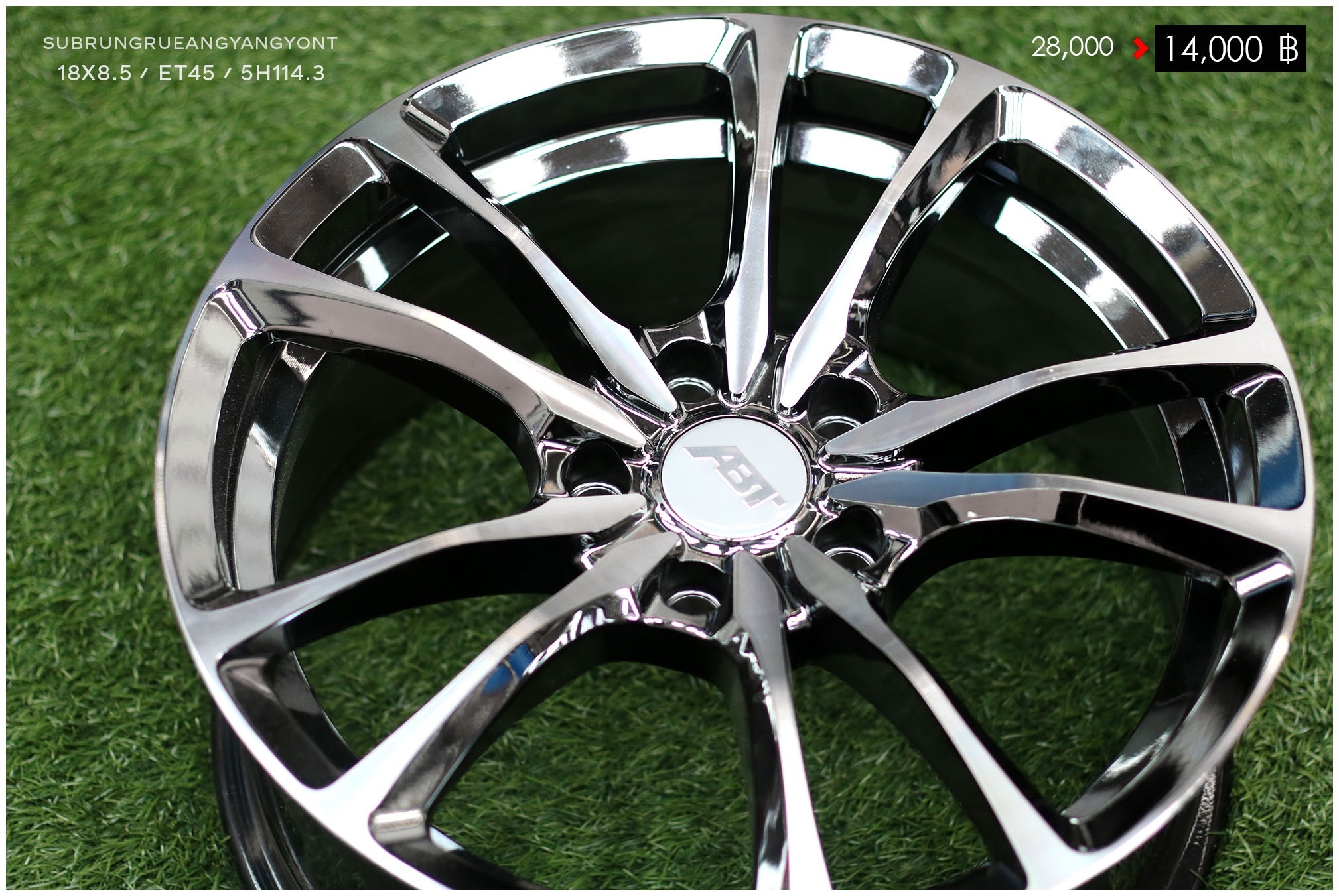 ล้อใหม่ โปรโมชั่น ล้อใหม่ขอบ18 ชุด12000 ปกติ 24000