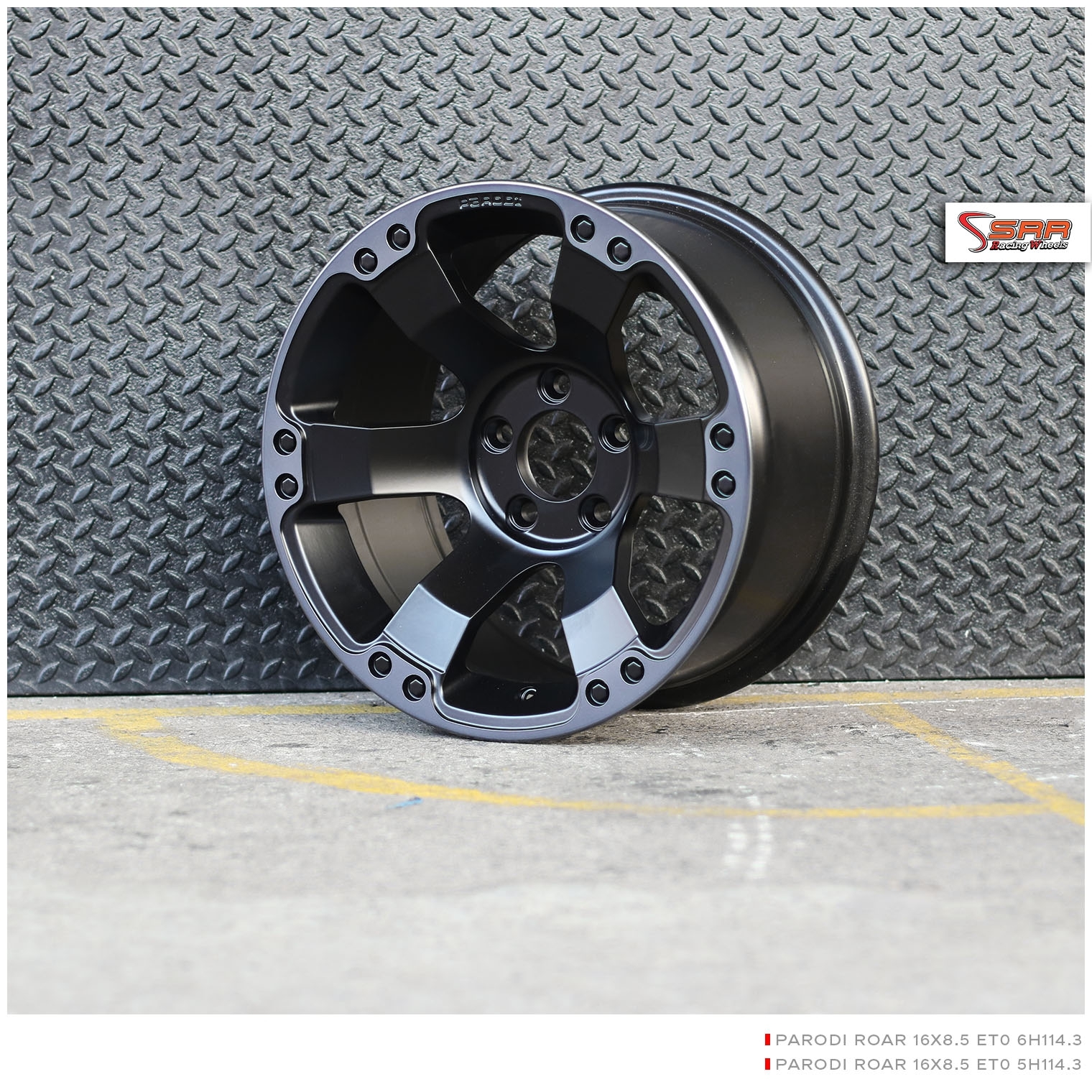 PARODI ROAR โรอาร์ ขอบ16 ทุกสี ล้อพร้อมยาง HANKOOK MT