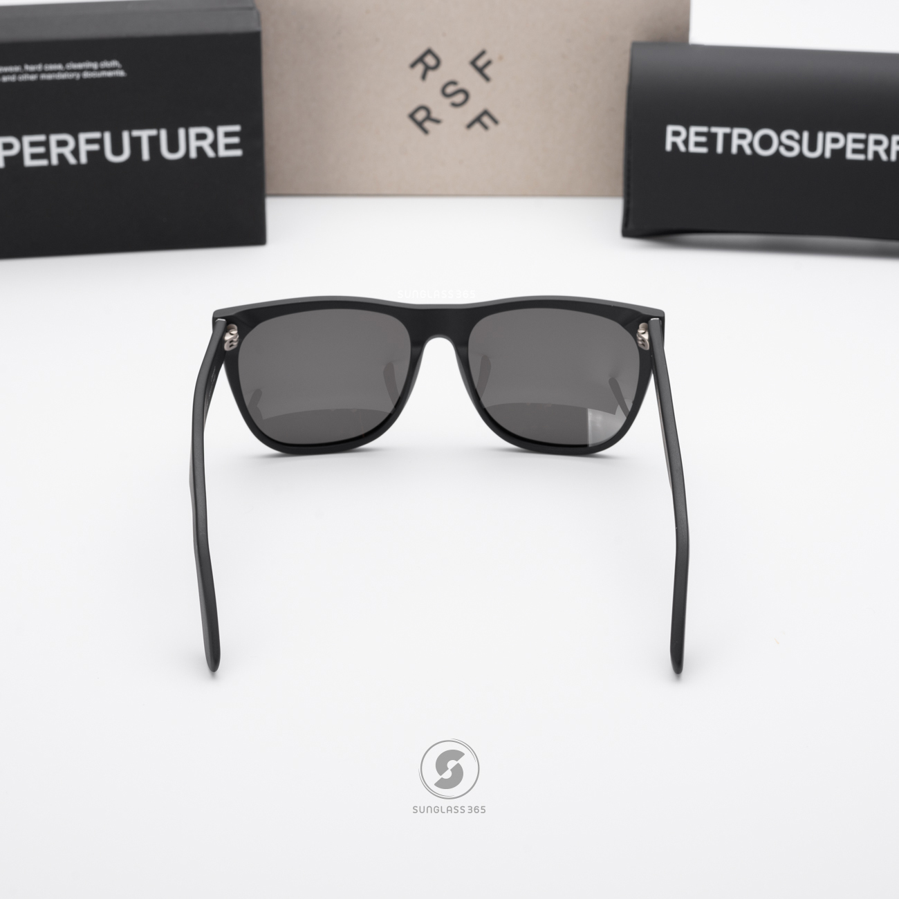 แว่นกันแดด SUPER SP W5E Classic Black Matte