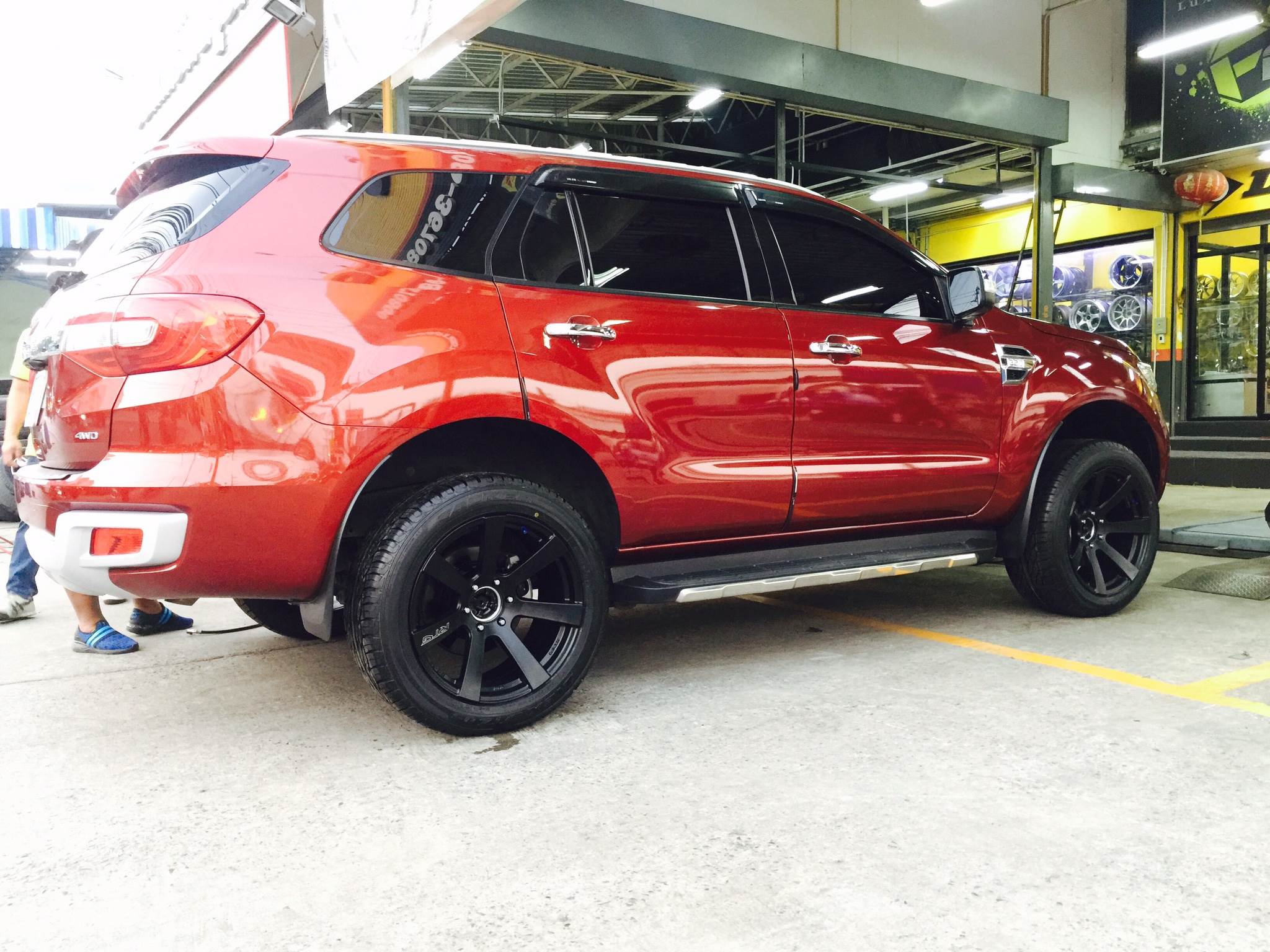 ล้อแท้ LENSO RTG ขอบ18พร้อมยางFALKEN ราคาถูก