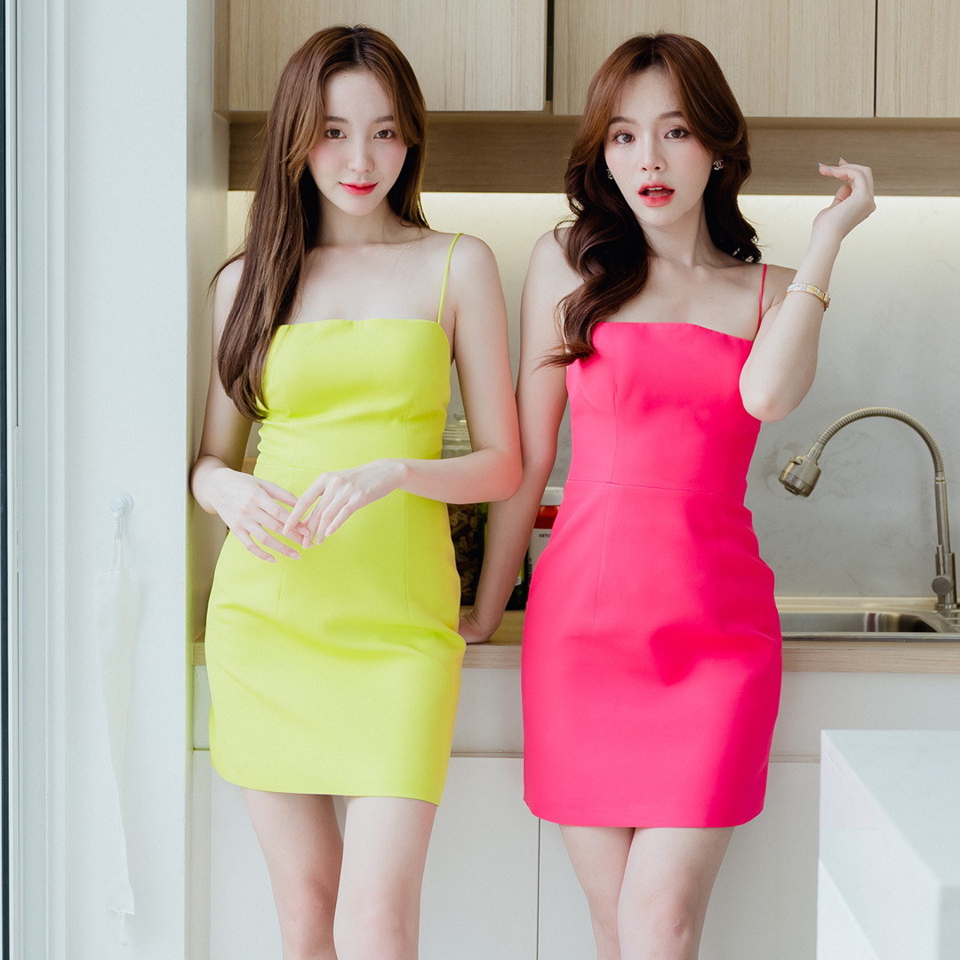 Lism D-078 Sweet Candy Dress ชุดเดรสสายเดี่ยว