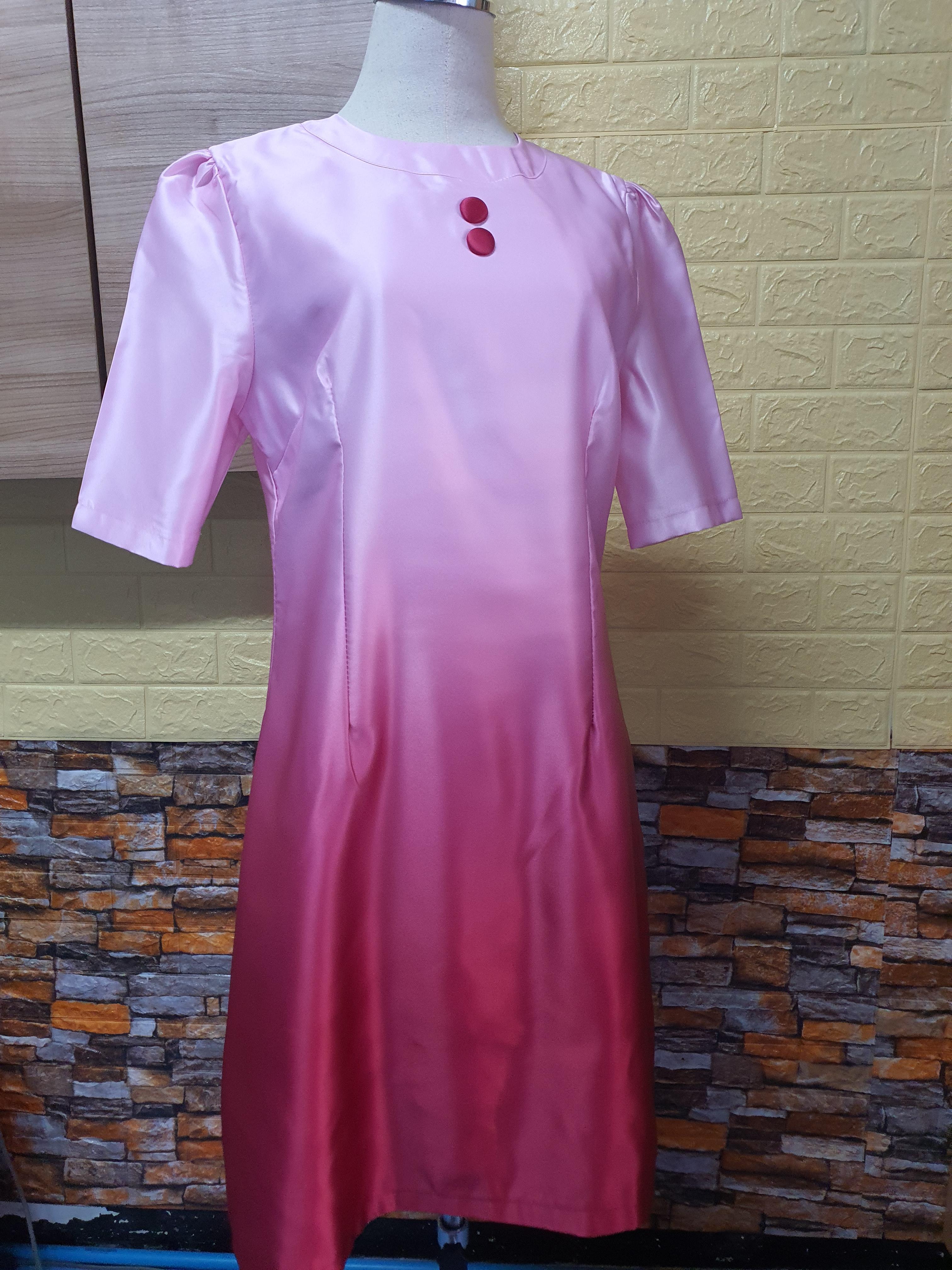 Elgrand ชุดเดรสทูโทน กรม Size XL