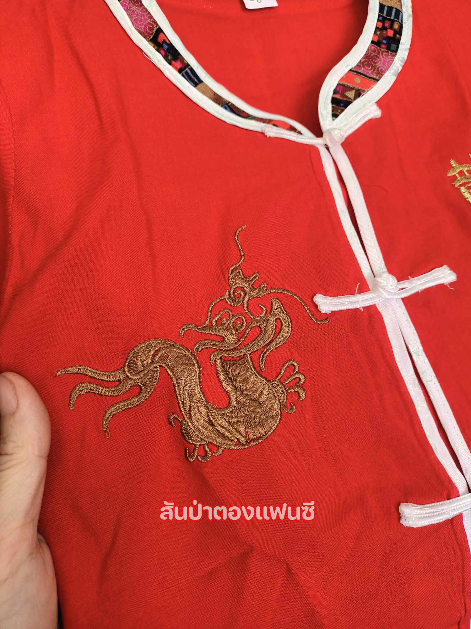 ชุดจีนเด็กผู้ชายแบบขาสั้น ชุดตรุษจีนเด็กชาย