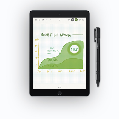 Bamboo Stylus Fineline 2 (Blue)