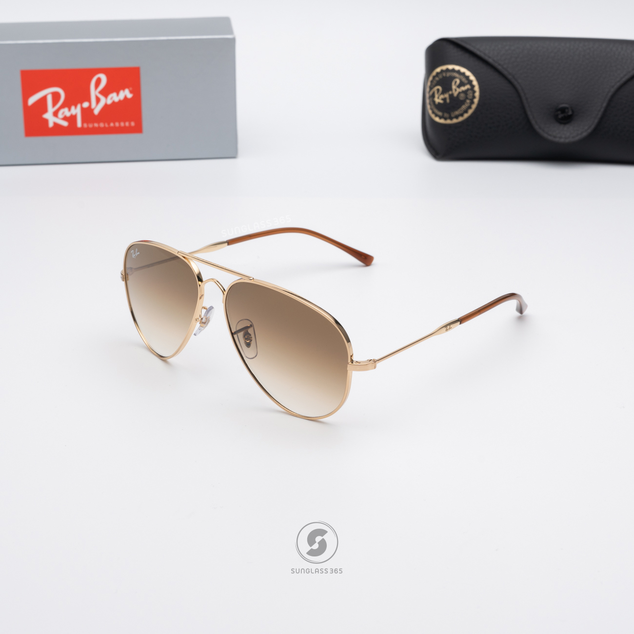 แว่นกันแดด Rayban Old Aviator RB3825 001/51 Gold Gradient