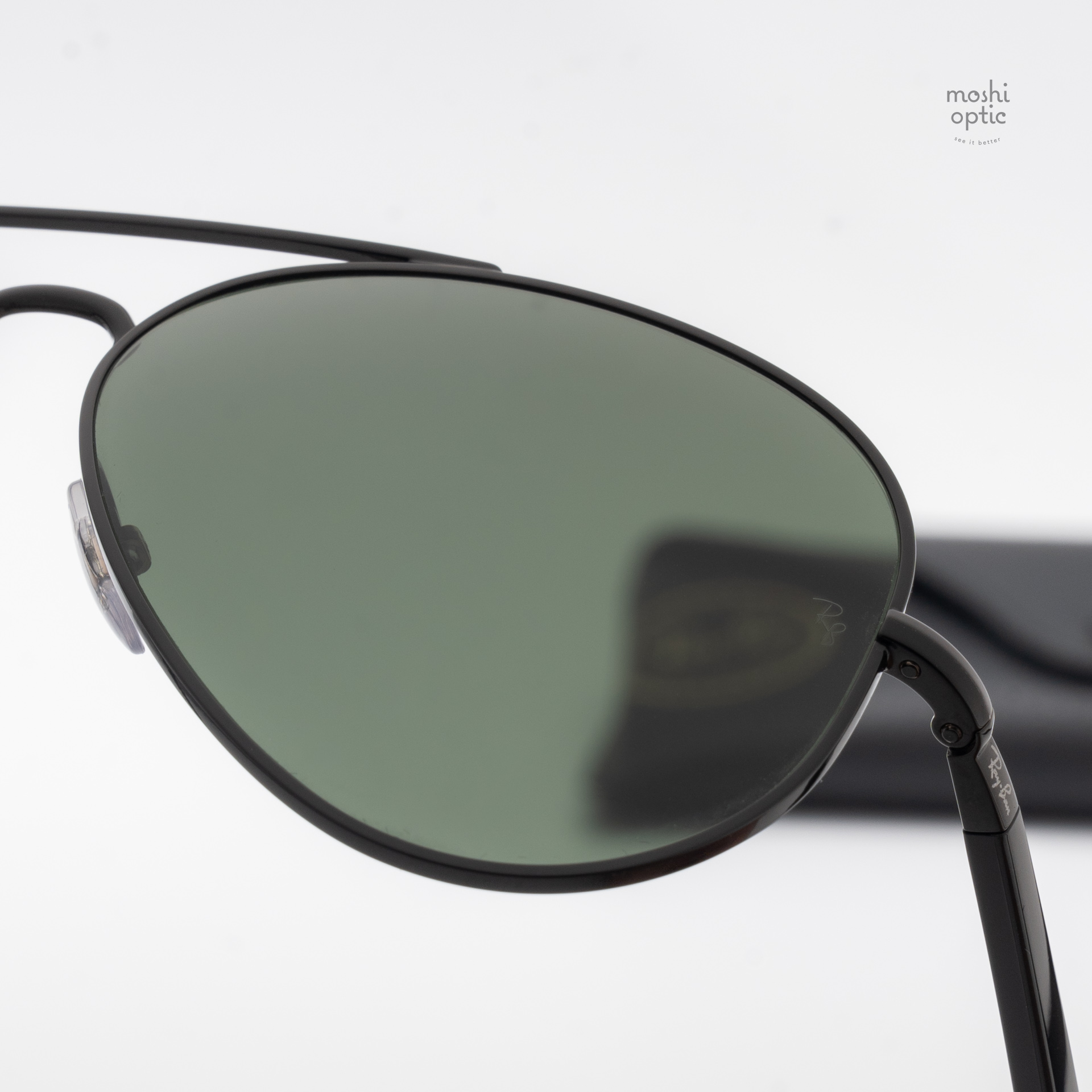 Ray Ban RB3675 001/31 Black Green