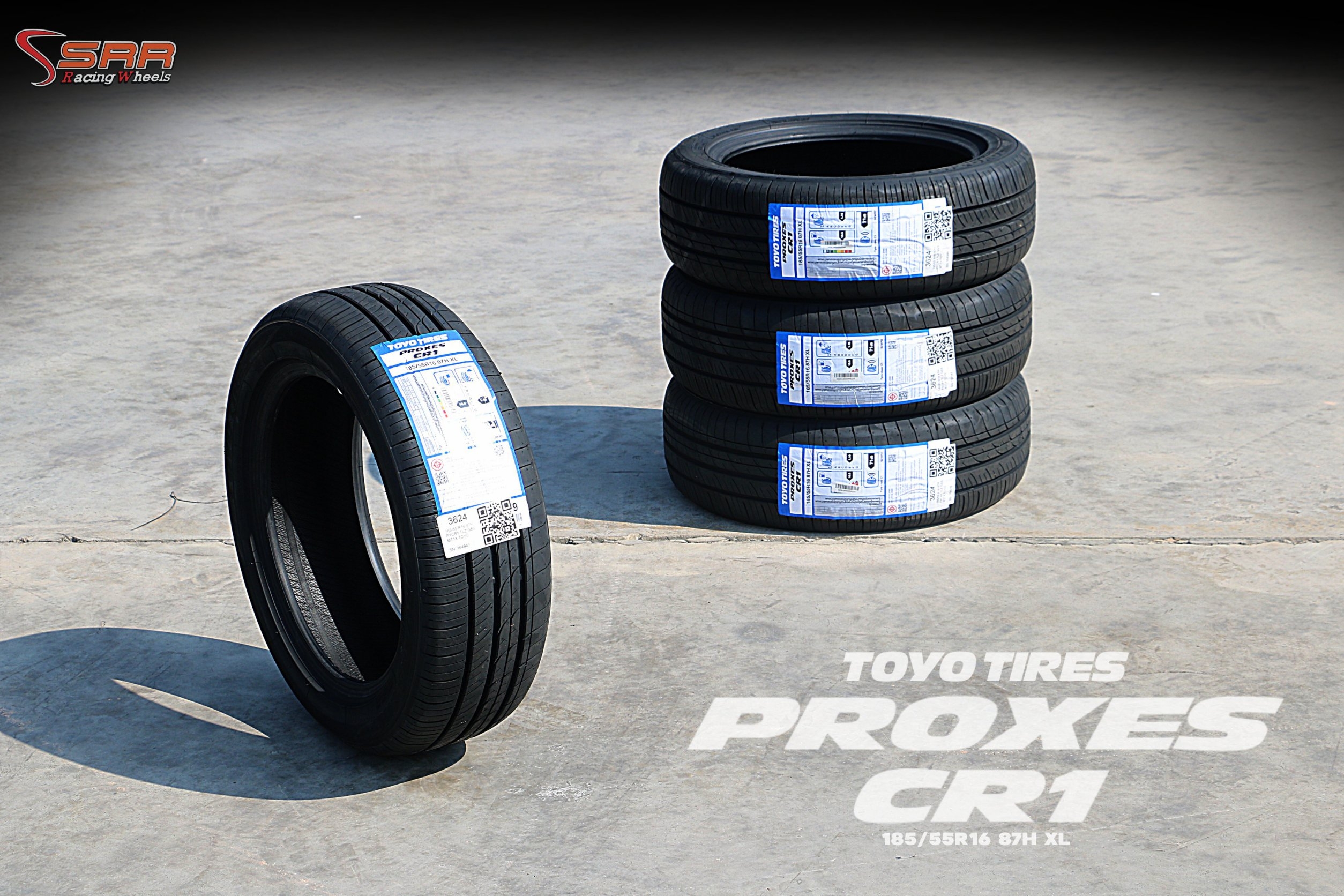 TOYO PROXES CR1 ขนาด 185/55R16 ปี2024