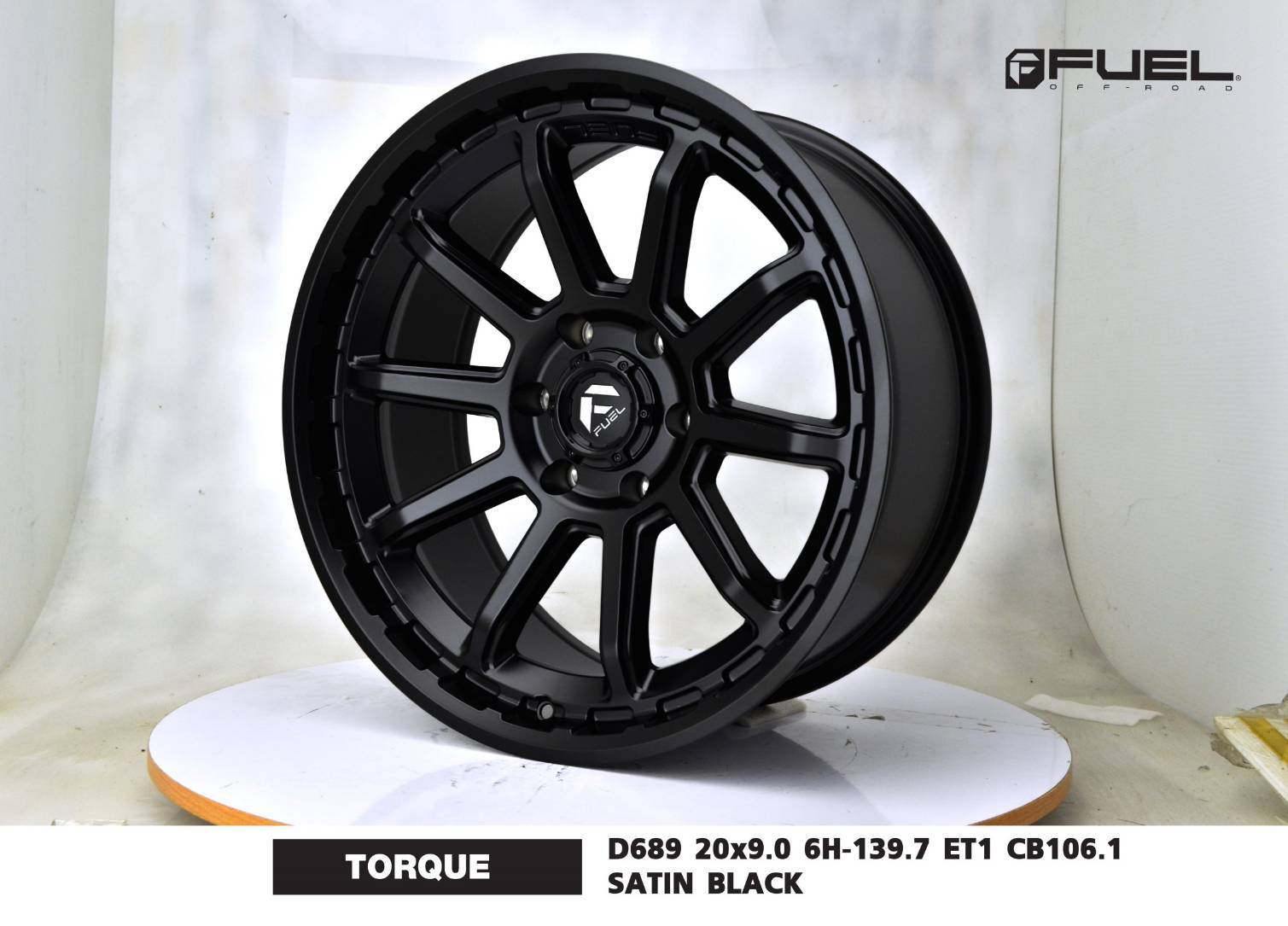 ล้อแม็ก USA. แท้ FUEL TORQUE D689 20x9.0 139.7 ET+1 ราคาพิเศษ