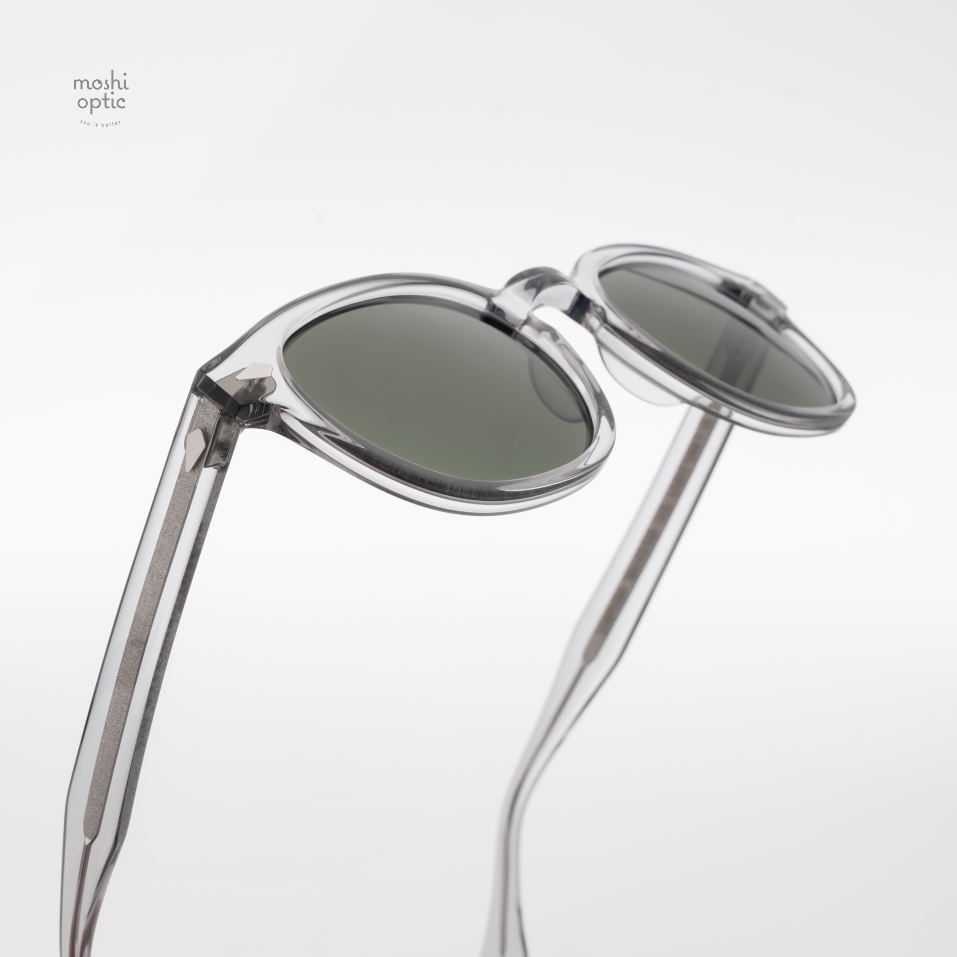 แว่นกันแดด Moscot Sun Lemtosh Light Grey G-15