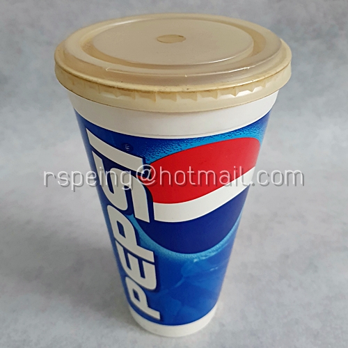 แก้วพลาสติก Pepsi พร้อมฝา