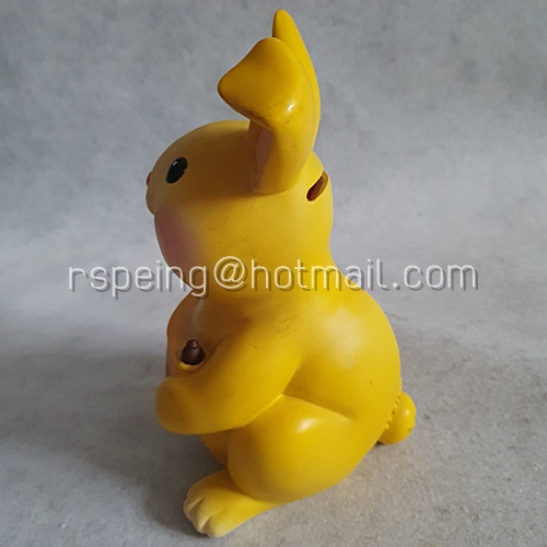 กระปุกออมสิน กรมส่งเสริมสหกรณ์ ฉลองสิริราชสมบัติครบ 60 ปี กระต่ายเหลือง