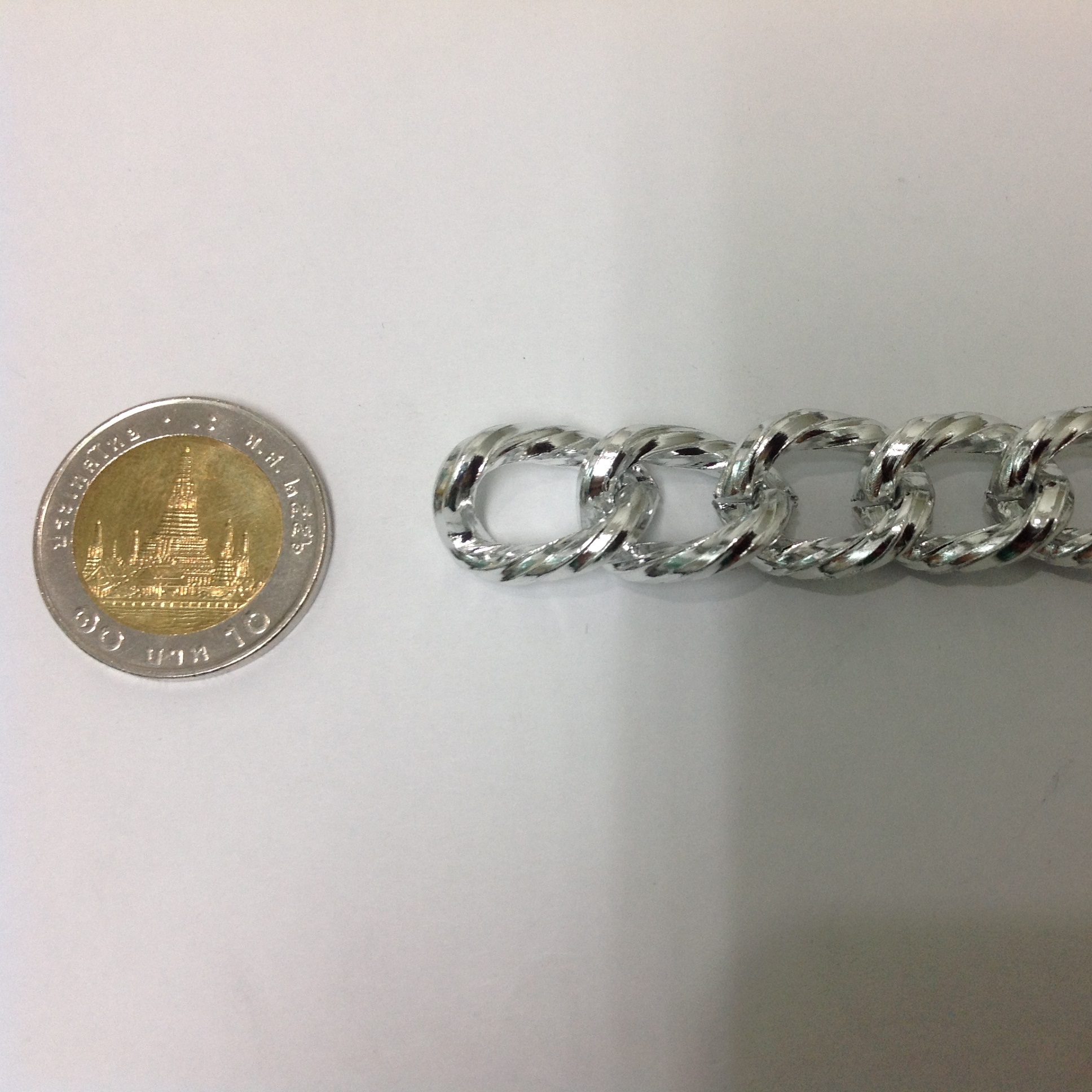 โซ่เพชรใหญ่ เงิน