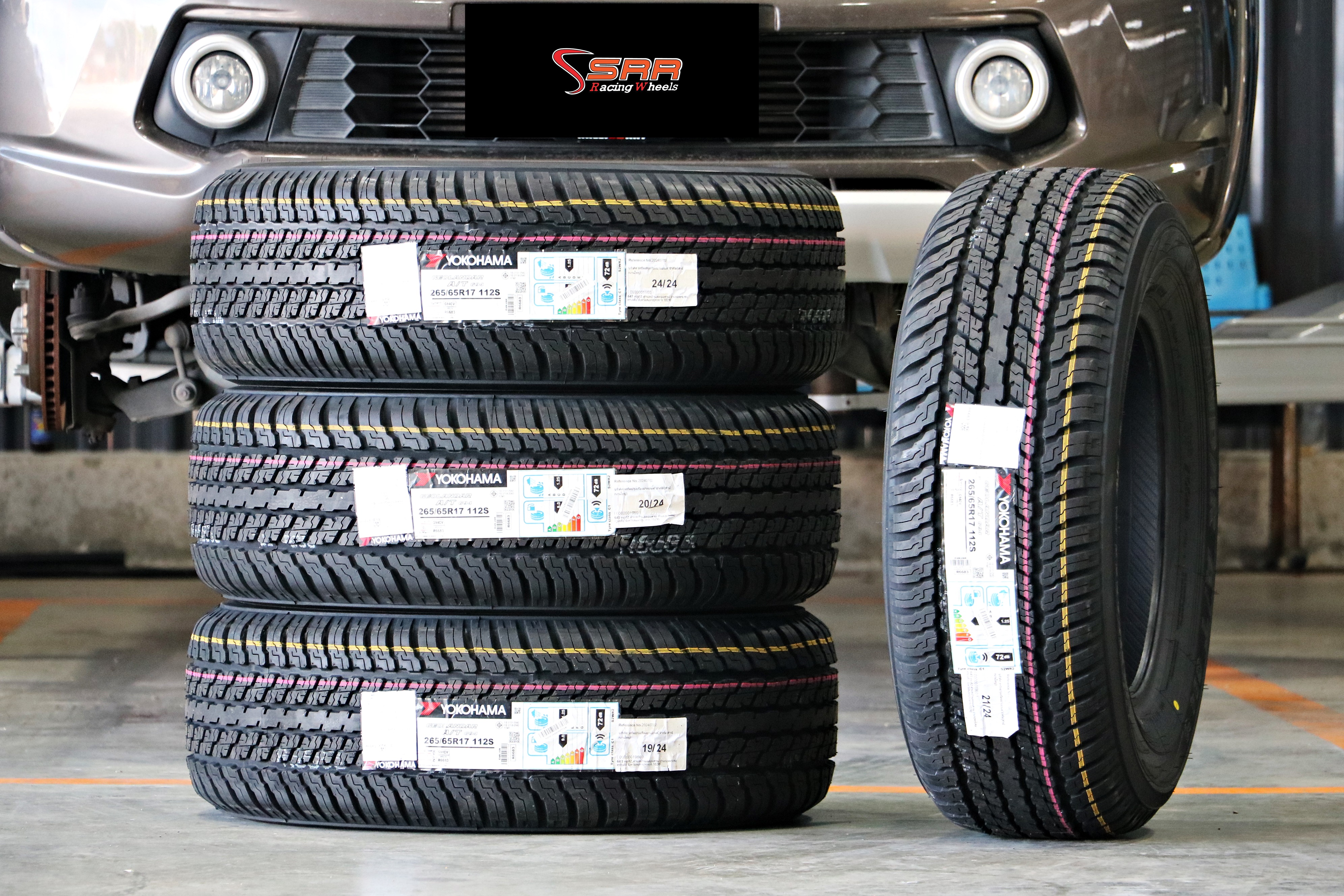 ยางเดิมๆติดรถ ขนาด 265/65R17 YOKOHAMA G94CV