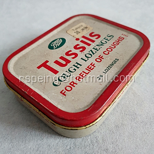 กล่องยาอม Tussils Cough Lozenges
