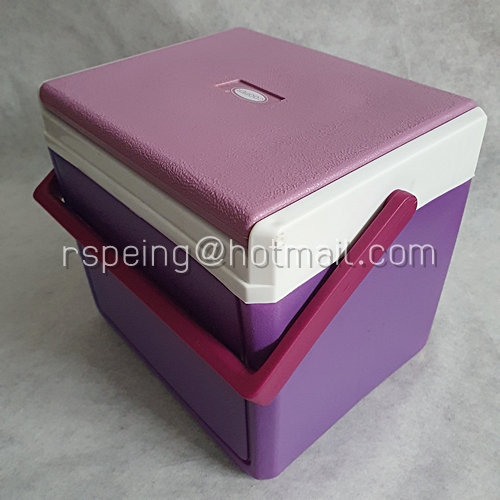 ถังน้ำแข็งทรงเหลี่ยม คูเปอร์ Cooper 737 Cool Box สีม่วง ขนาด 10 ลิตร