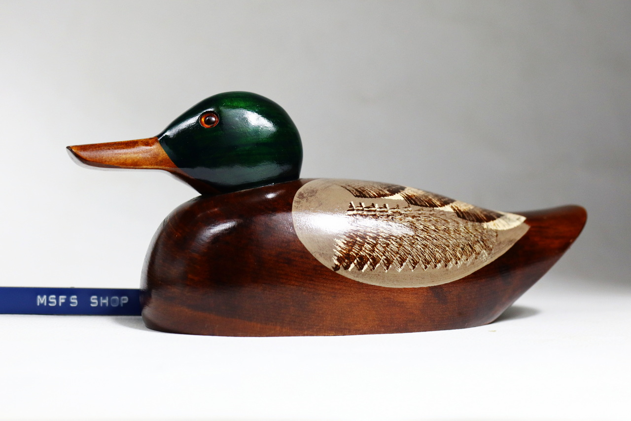 [Vintage] เป็ดไม้ Handmade แบบที่ 2 TSUBOGEN Craft Men