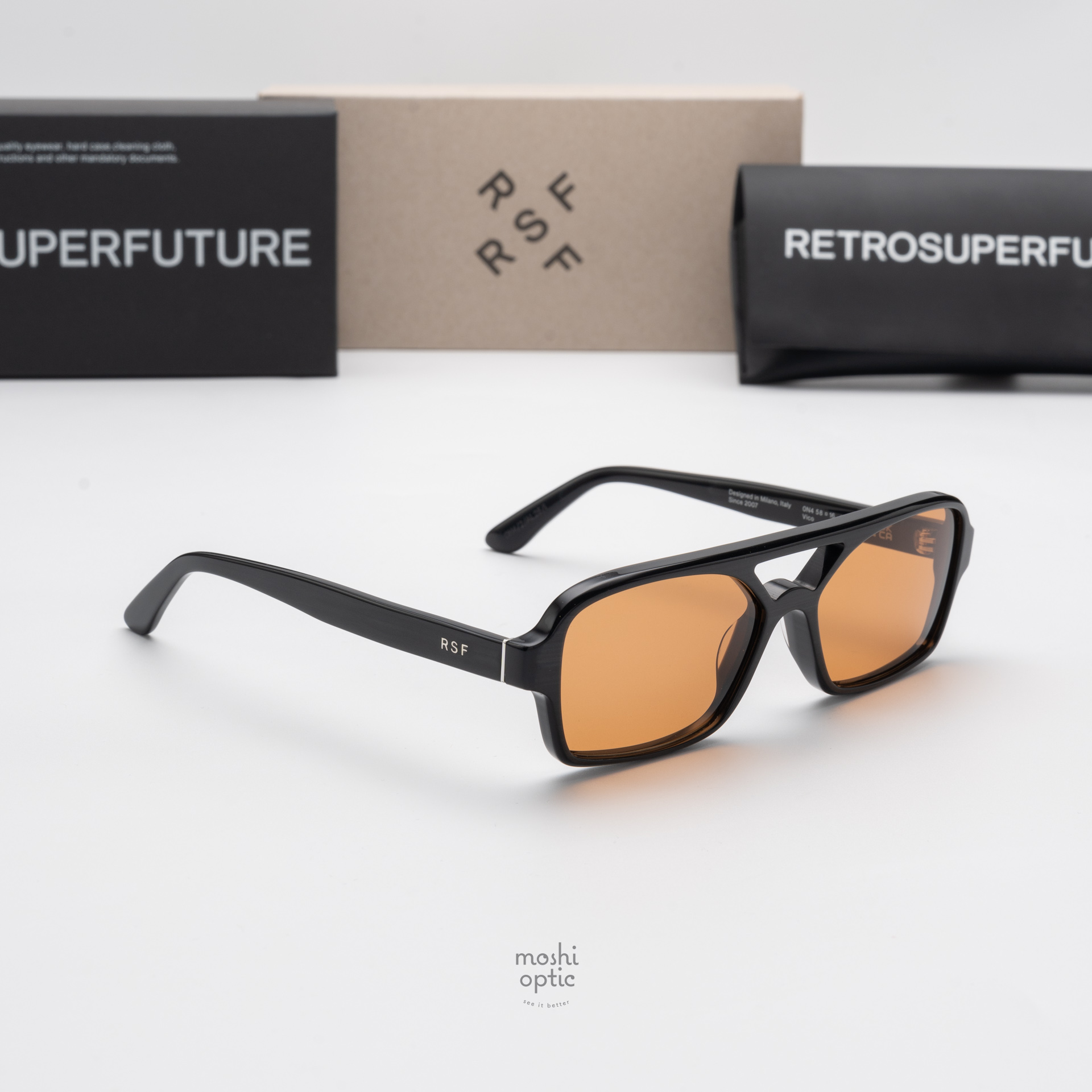 แว่นกันแดด SUPER SP 0N4 Vico Black Cat