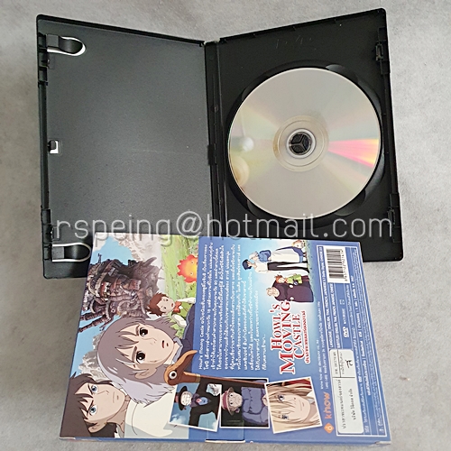 DVD ภาพยนตร์ญี่ปุ่น Howl's Moving Castle : ปราสาทเวทมนตร์ของฮาวล์