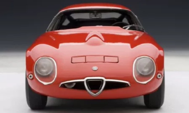 โมเดลรถเหล็ก โมเดลรถยนต์ alfa romeo tz 1963 4
