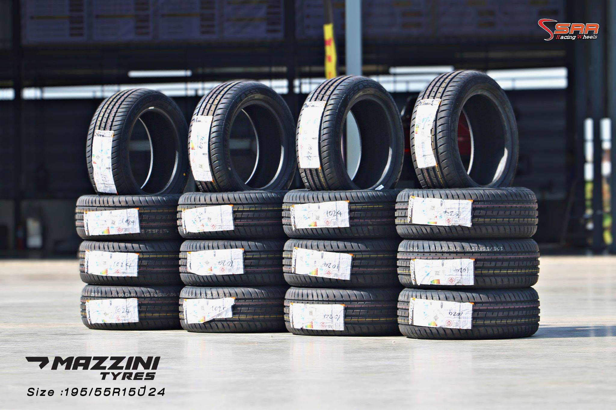 MAZZINI TYRES ขนาด 195/55R15 ปี2024