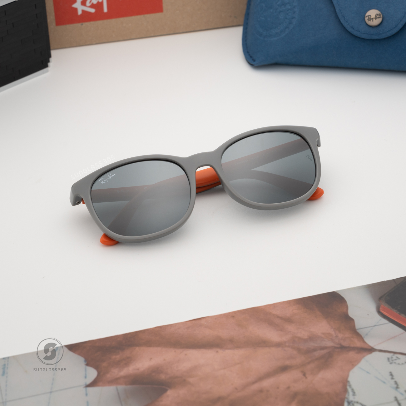 Ray Ban RJ9079S 71336G Grey on Orange