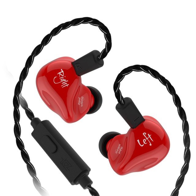 KZ ZS4 สีแดง มีไมค์