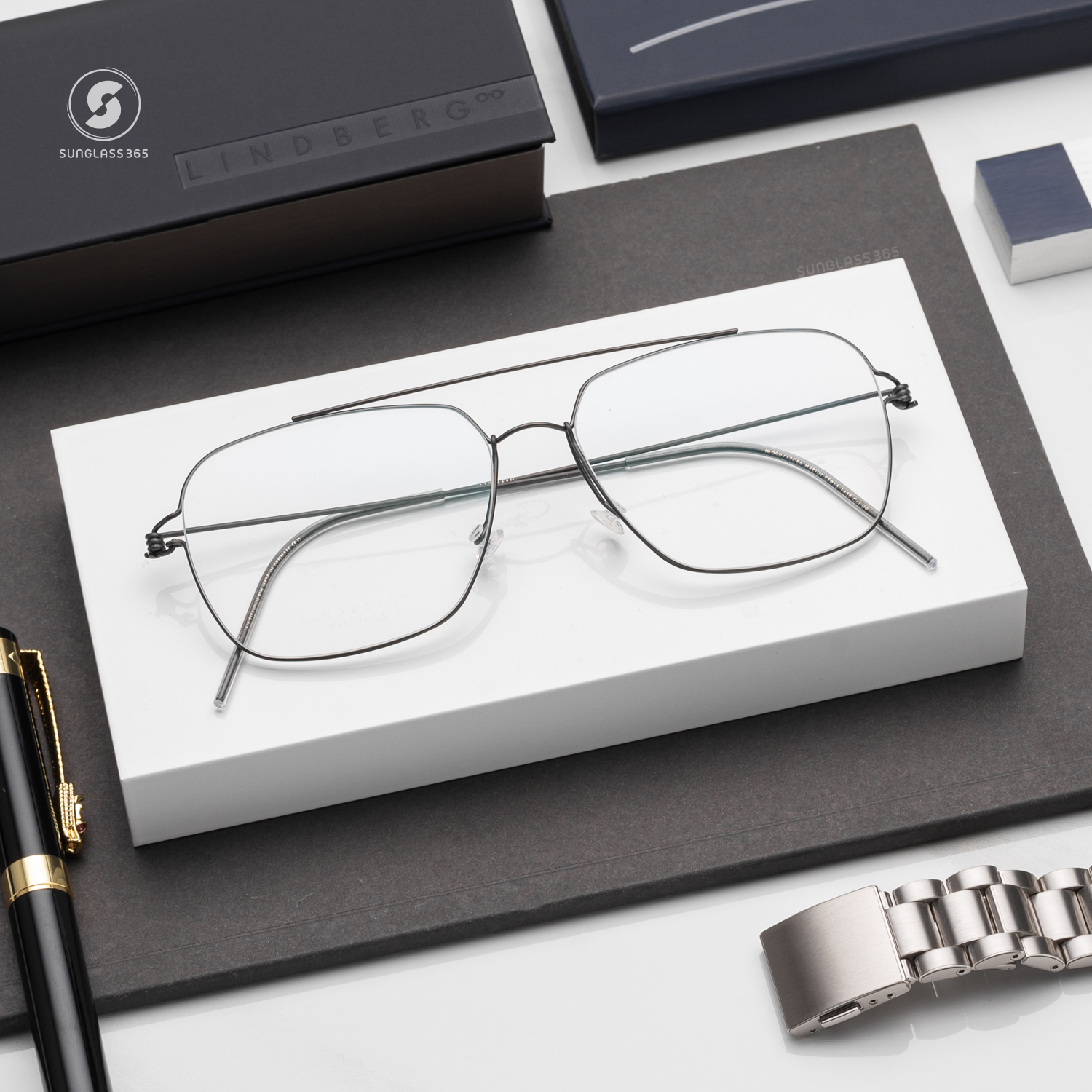แว่นสายตา Lindberg Air Titanium Rim 090 13C87 Martin U9