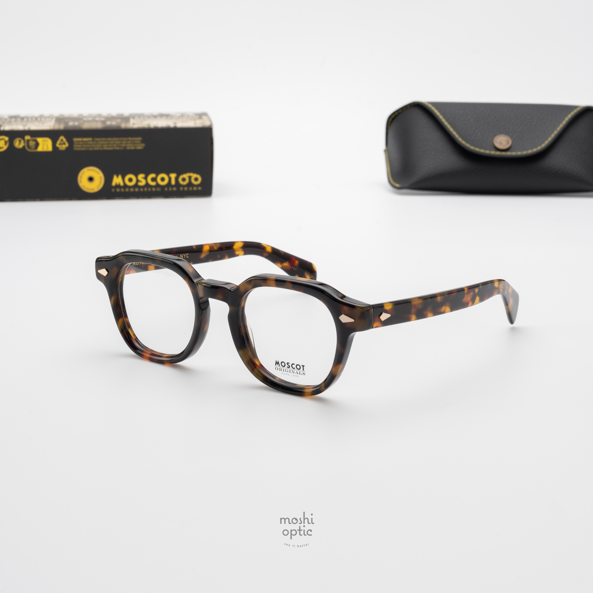 แว่นสายตา Moscot Dolt Tortoise