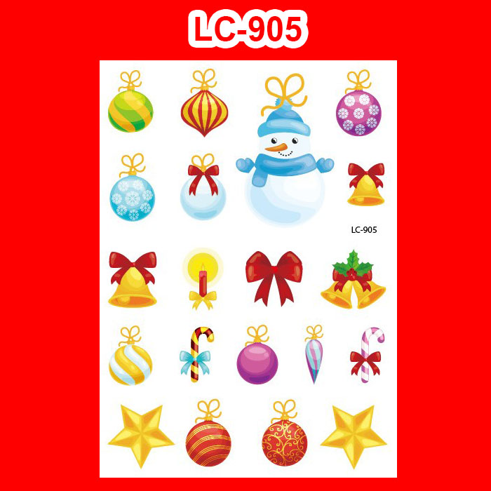 Tattoo Christmas สติ๊กทูคริสต์มาส แทททู #C