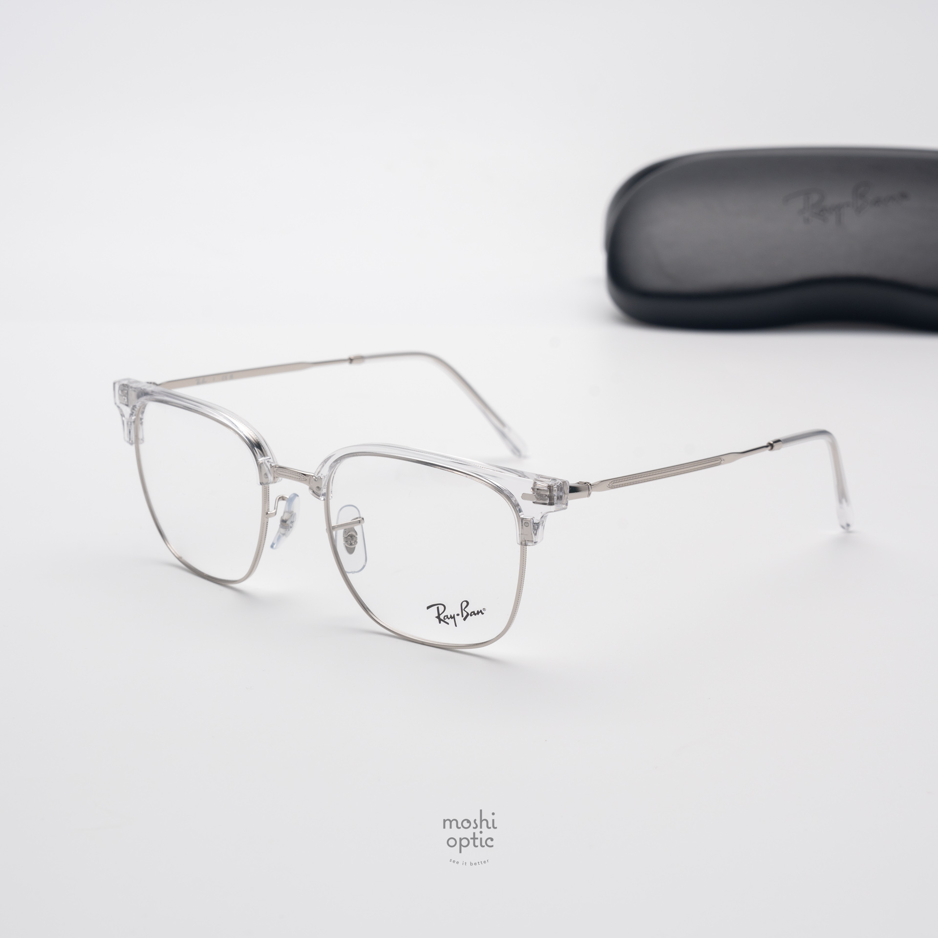 Ray-Ban RX7216F 2001 Transparent on Silver