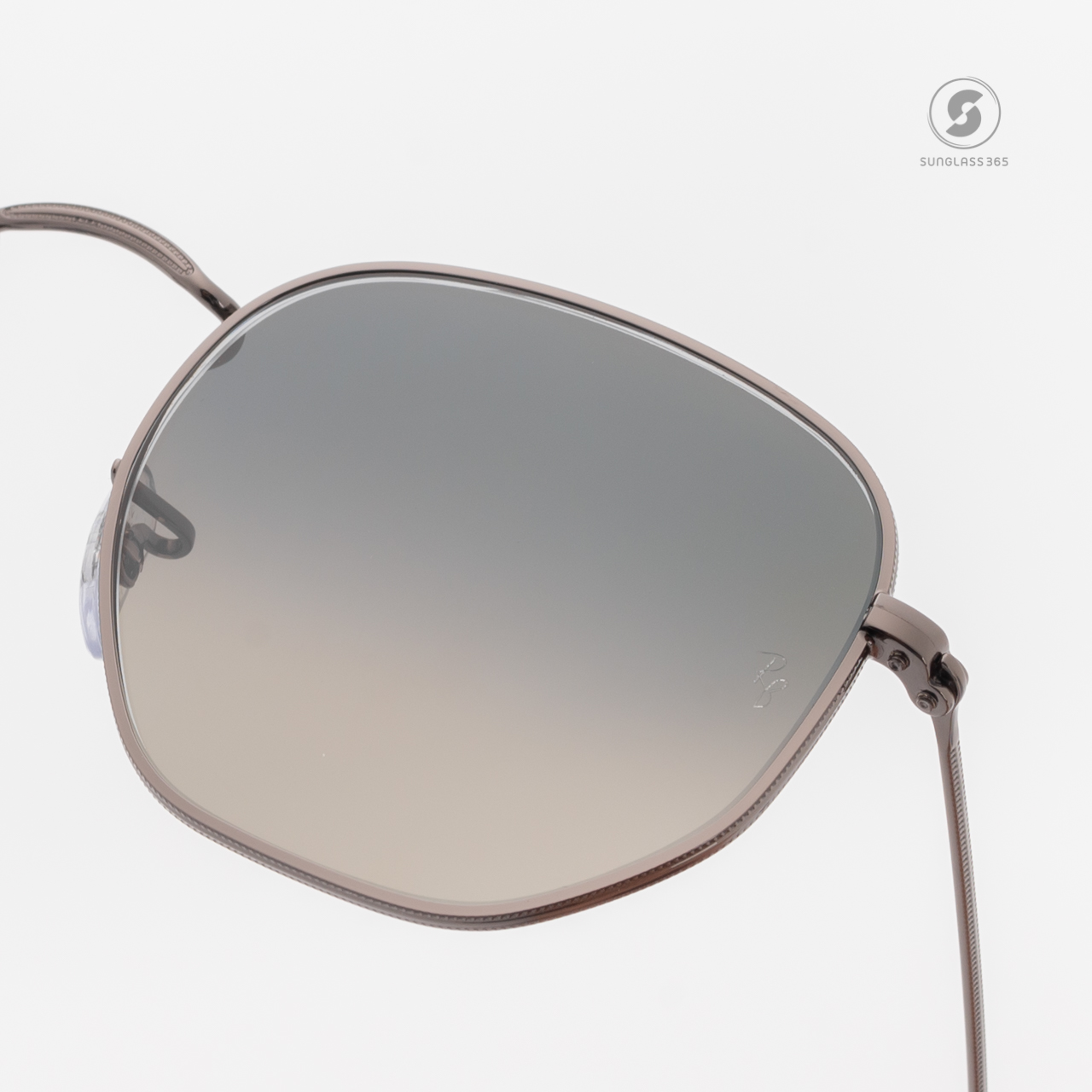 RayBan RB3548N 004/71 hexagonal Grey Gradient Dark Grey