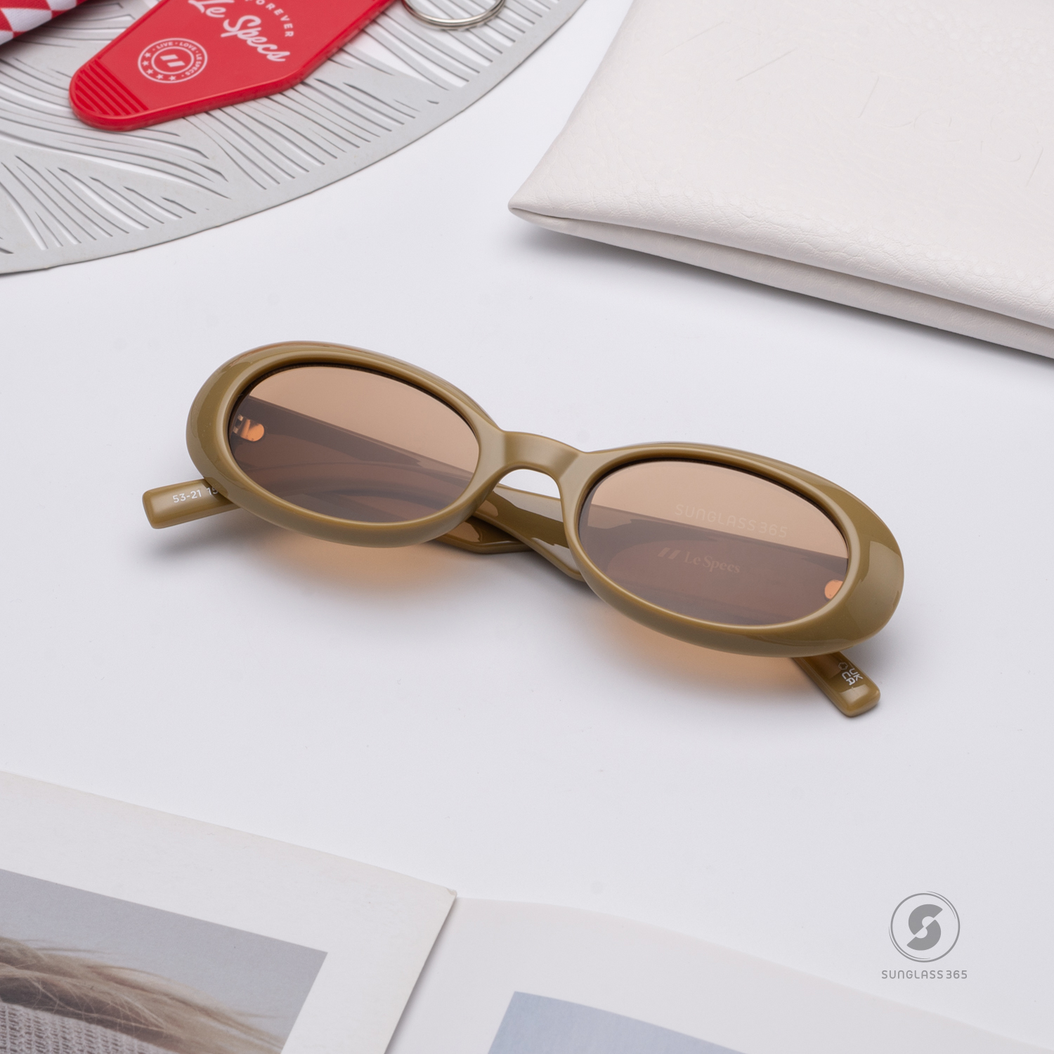 แว่นกันแดด Le Specs LSP2452394 Work It! Biscotti