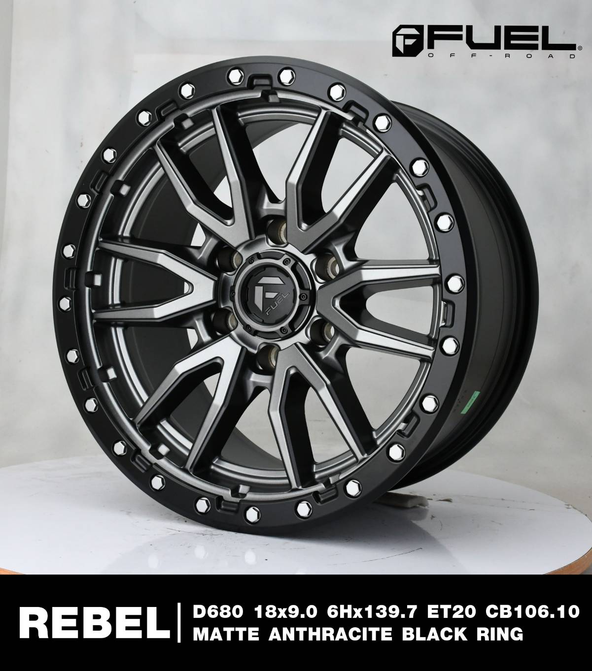 ล้อแท้ FUEL REBEL ขอบ18 ราคาพิเศษ