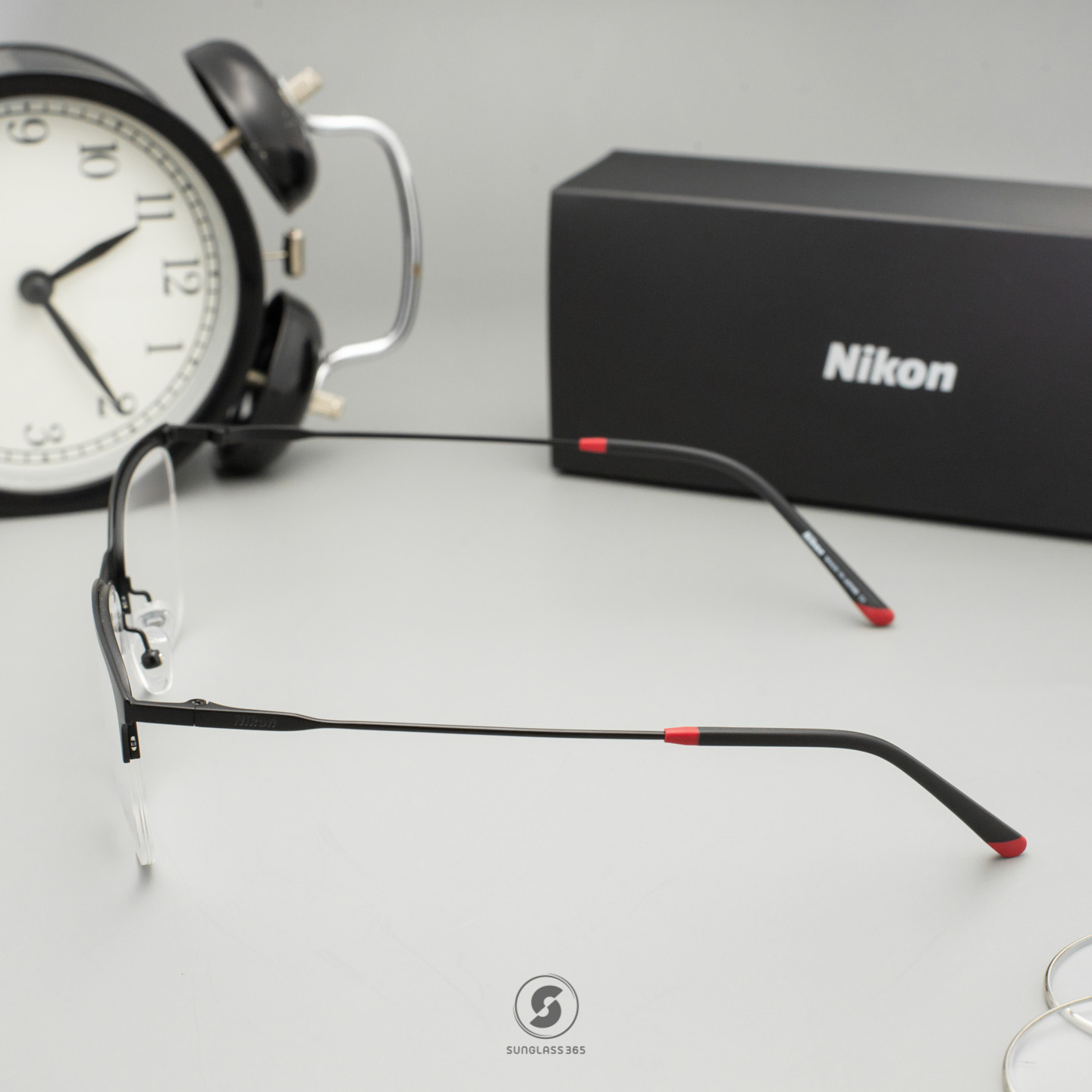 NIKON Frame NC1022 011 Red Color Touch Series Matte Black