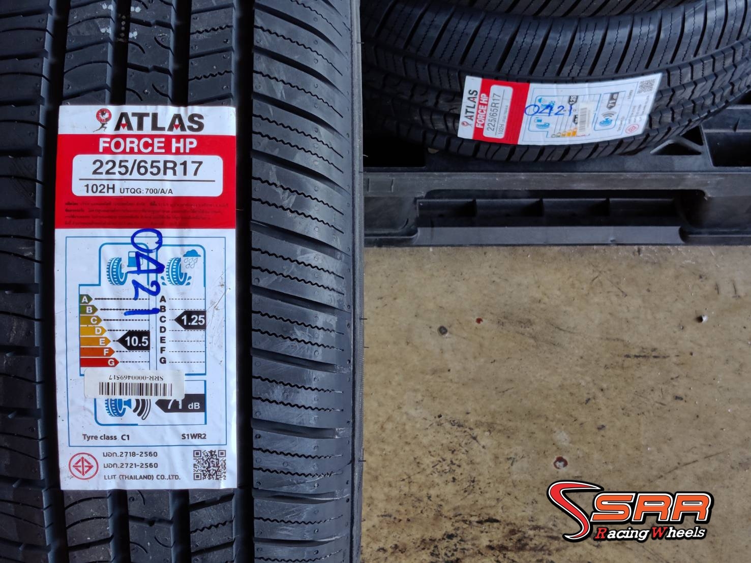 ATLAS 225/65R17 FORCE HP ปี2021 ราคาถูก