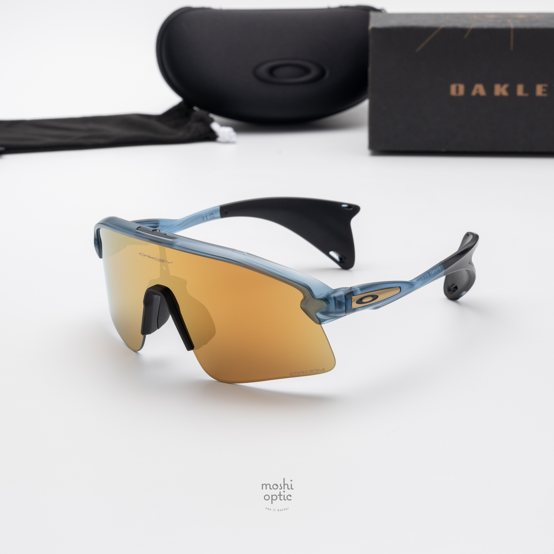 OAKLEY STUNT DEVIL S OO9518-05 Matte Transpanret Abyss Prizm 24K
