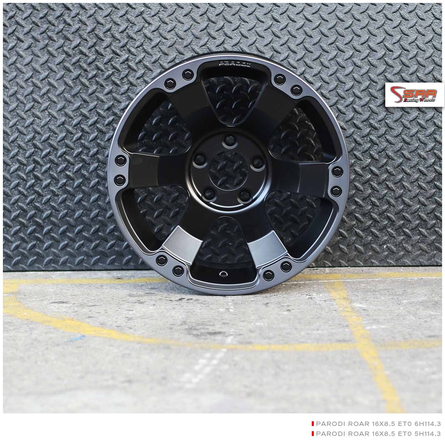 PARODI ROAR โรอาร์ ขอบ16 ทุกสี ล้อพร้อมยาง HANKOOK MT