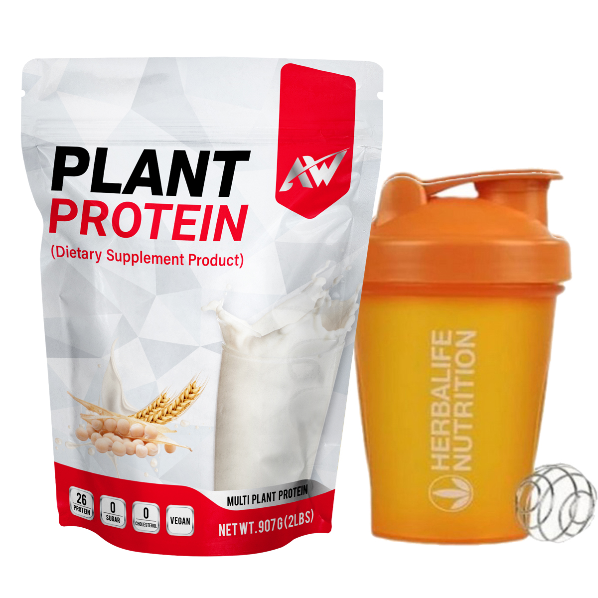 AW-PLANT ISOLATE x 1 พร้อมแก้วสีส้ม