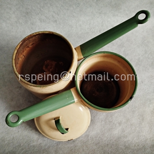 หม้อตุ๋นสองชั้น (Double Boiler / Bain Marie) เคลือบอีนาเมล KOCKUMS Sweden