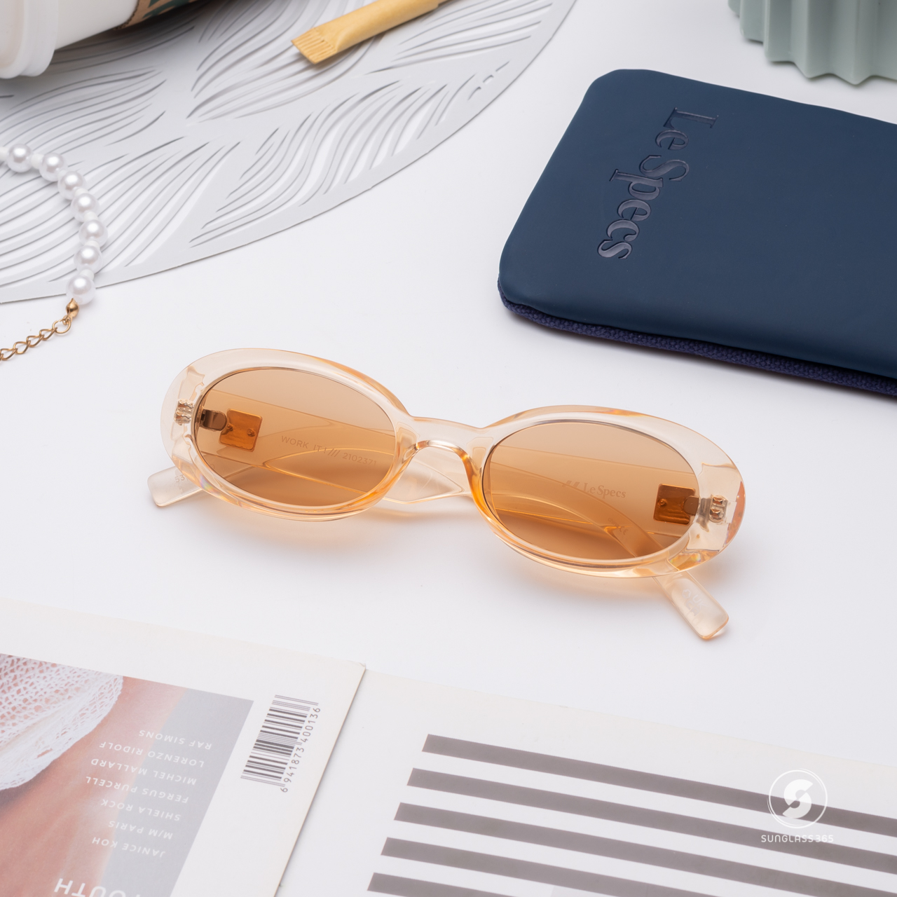 แว่นกันแดด Le Specs LSP2102371 Work It! Nougat