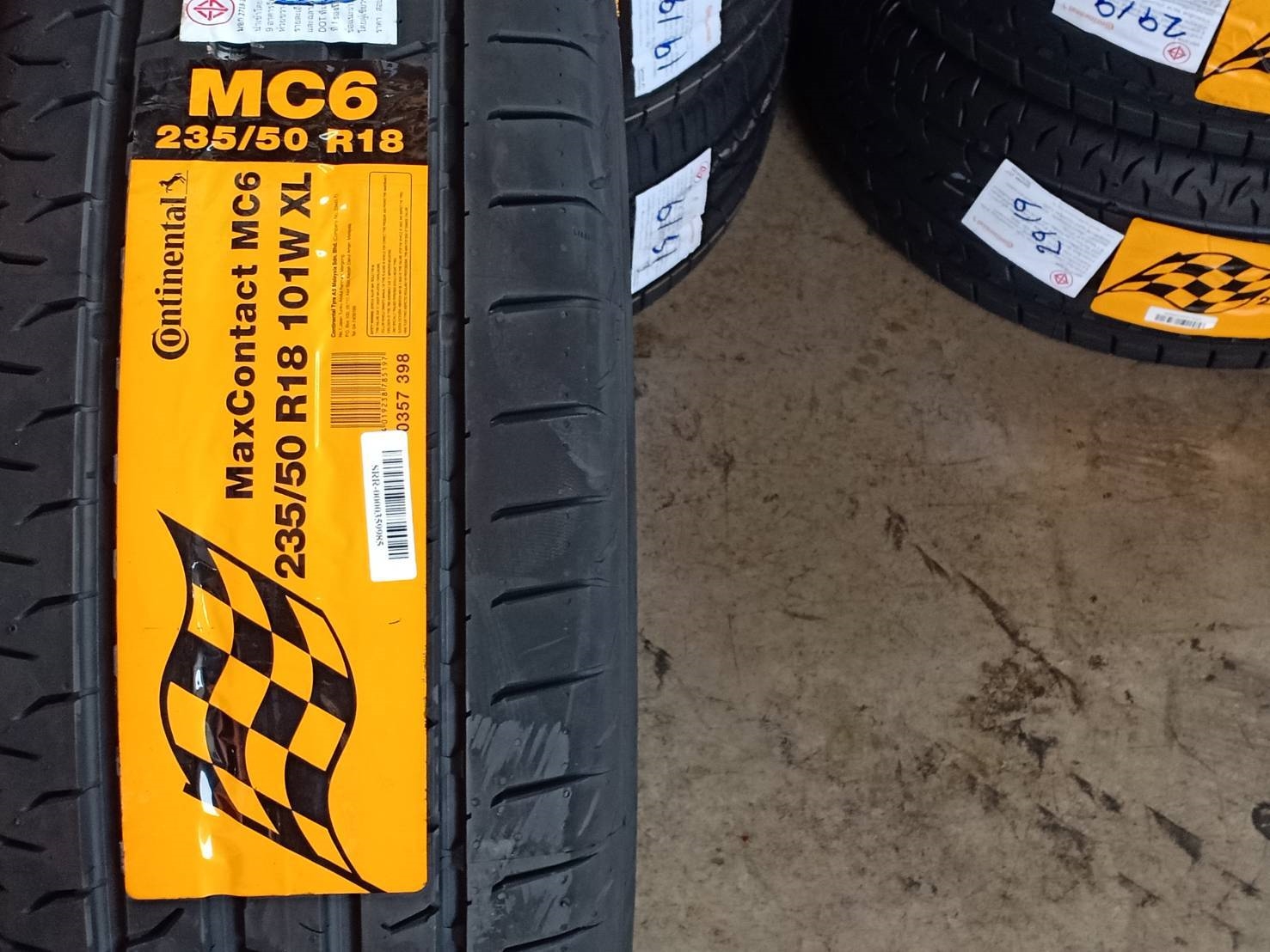 CONTINENTAL MC6 235/50-18 ปี19 มาใหม่ราคาถูกกว่าเดิม