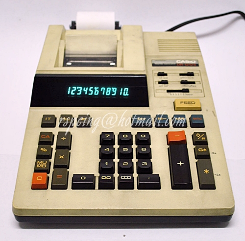 เครื่องคิดเลข CASIO แบบพิมพ์ผลทางกระดาษ รุ่น DR-1212S