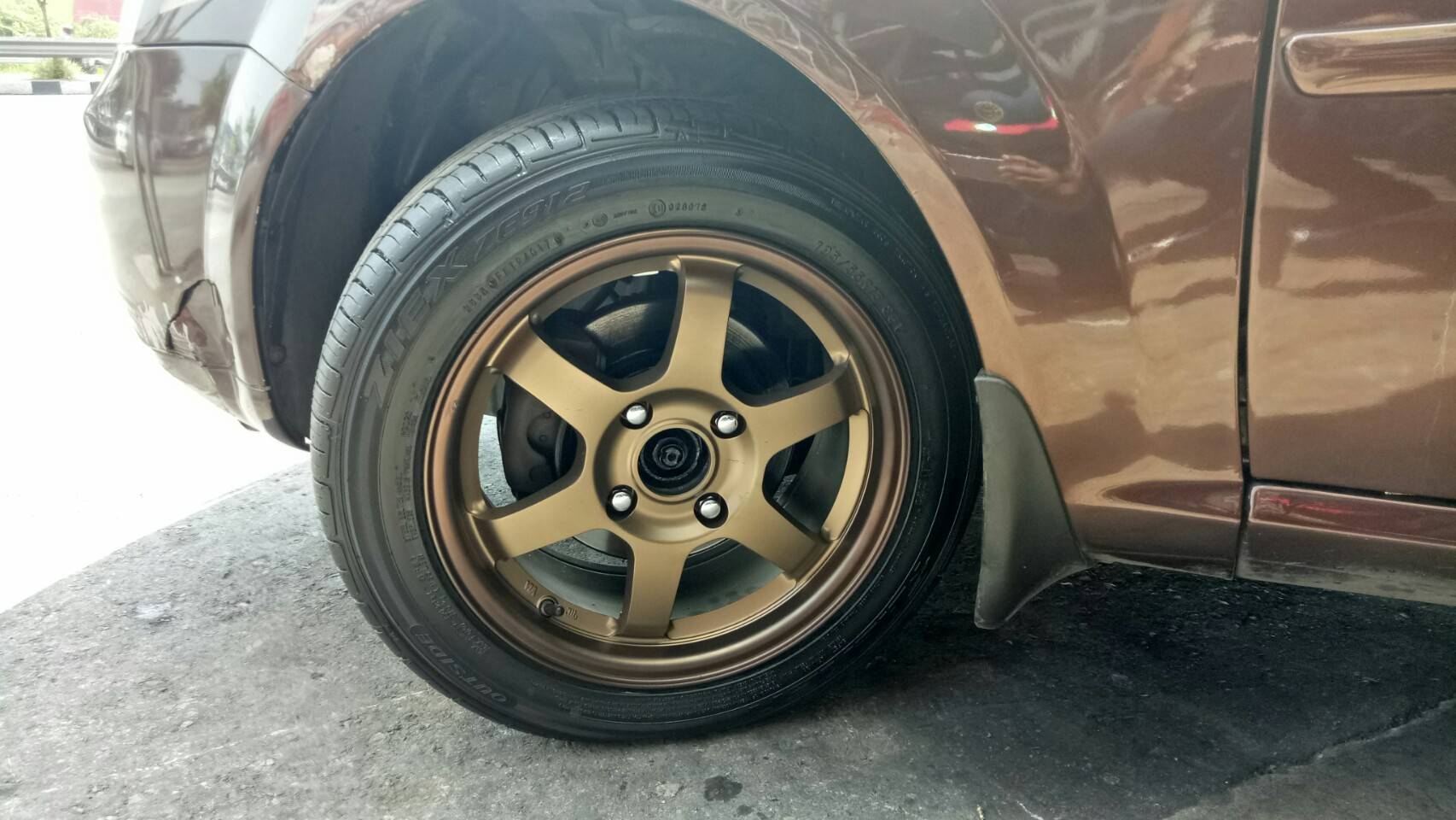 ล้อใหม่ TE37 ขอบ15 ใส่รู 4รู114