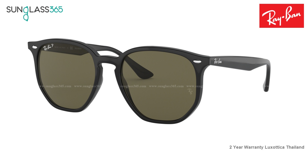 Ray Ban RB4306F Hexagonal 601/9A Green Polarized